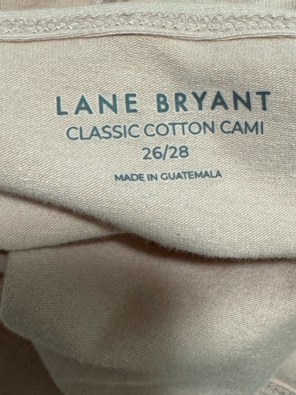 NWT Lane Bryant Dusty Pink Cami Tank Top Size 26/28 - Picture 5 of 6